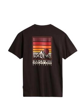 Camiseta Napapijri Hill SS Negra Unisex