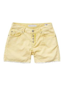 Short Pepe Jeans Thrasher Amarillo Mujer