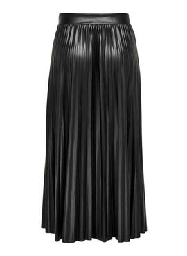Falda Only Anina New Skirt Plisada Negra Mujer
