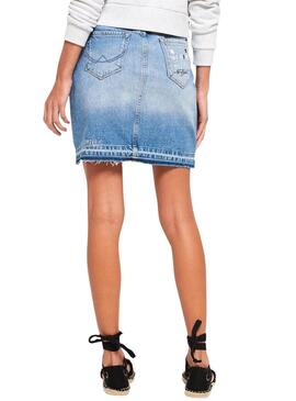 Falda Superdry Denim Mini para Mujer