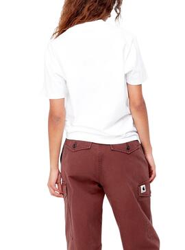 Camiseta Carhartt Frolo Blanco para Mujer