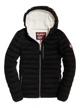 Chaqueta Superdry Contak Negro Para Mujer