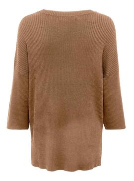 Jersey Only Mia Meddi 3/4 Camel Para Mujer