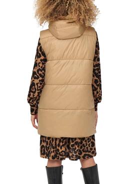 Chaleco Only Demy Padded Camel Para Mujer