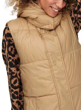 Chaleco Only Demy Padded Camel Para Mujer