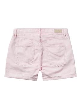 Short Pepe Jeans Thrasher Rosa Mujer