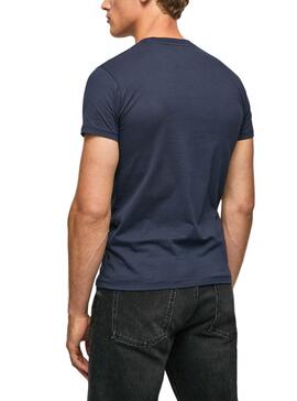 Camiseta Pepe Jeans Shelby Manga Corta Marina