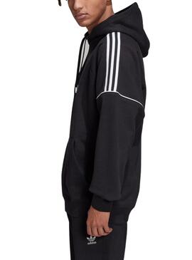 Sudadera Adidas Rekive Capucha Negra Para Hombre