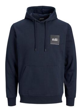 Sudadera Jack And Jones Lock Marina Para  Hombre