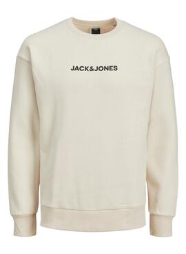 Sudadera Jack And Jones Paisaje Beige Para Hombre