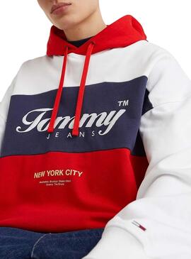 Sudadera Tommy Jeans Archive Multicolor Hombre