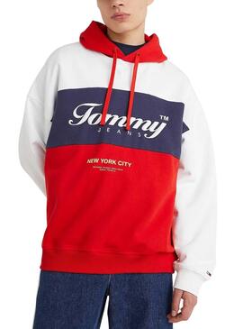 Sudadera Tommy Jeans Archive Multicolor Hombre