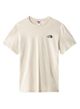 Camiseta The North Face Simple Beige Hombre