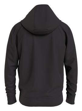 Sudadera Tommy Jeans Entry Athletics Negra Hombre