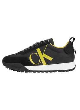 Zapatillas Calvin Klein Runner Negras Para Hombre