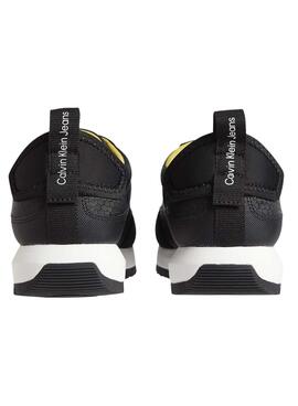 Zapatillas Calvin Klein Runner Negras Para Hombre