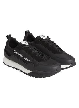 Zapatillas Calvin Klein Runner Negras Para Hombre