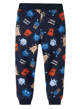Pantalón Name It Lauge Chándal Marino Para Niño