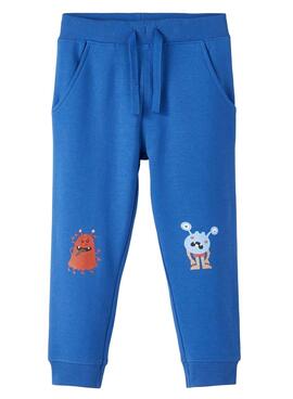 Pantalón Name It Lauge Chándal Azul Para Niño