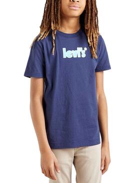 Camiseta Levis Graphic Basic Marina Para Niño