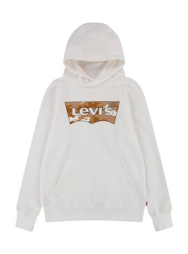 Sudadera LEvis Graphic Blanca Para Niño