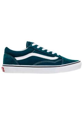 Zapatillas Vans Old Skool Verdes Para Niña y Niño