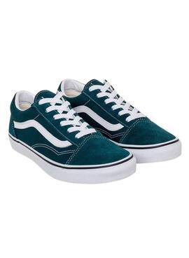 Zapatillas Vans Old Skool Verdes Para Niña y Niño