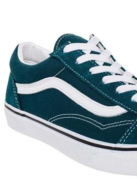 Zapatillas Vans Old Skool Verdes Para Niña y Niño