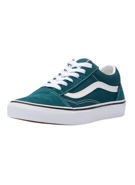 Zapatillas Vans Old Skool Verdes Para Niña y Niño