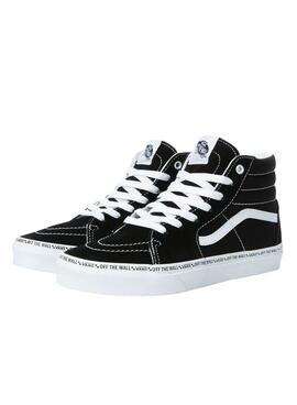 Zapatillas Vans Sk8 Hi Mini Negro Para Niño Y Niña