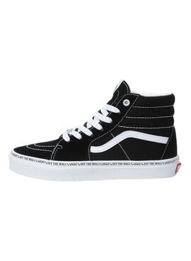 Zapatillas Vans Sk8 Hi Mini Negro Para Niño Y Niña