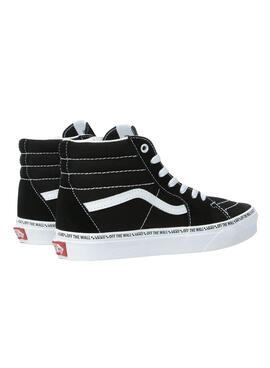 Zapatillas Vans Sk8 Hi Mini Negro Para Niño Y Niña