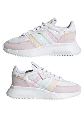 Zapatillas Adidas Retropy F2 Colores Blanca Niña