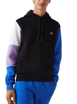 Sudadera Lacoste Colorblock Capucha Multicolor