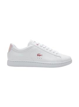 Zapatillas Lacoste Carnaby Logo Blanco para Mujer