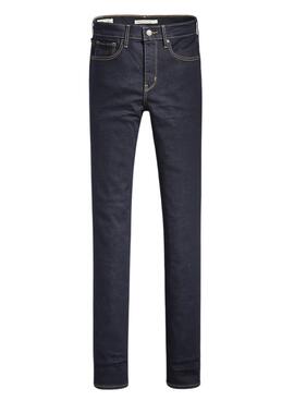 Pantalon Vaquero Levis 724 Marino para Mujer