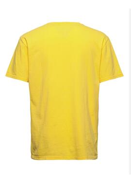 Camiseta Tommy Jeans POP DROP Amarillo Mujer