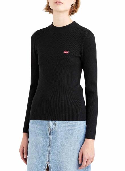 Jersey Batwing Negro Para Mujer