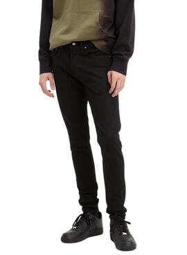 Pantalón Vaquero Levis Skinny Taper Negro Hombre