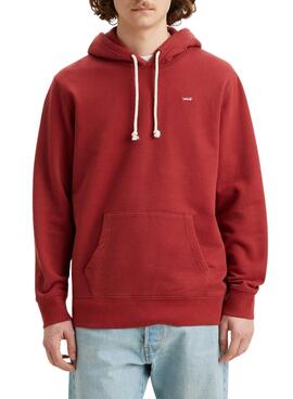 Sudadera Levis New Original Roja Para Hombre