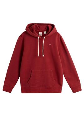 Sudadera Levis New Original Roja Para Hombre