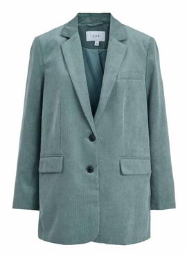 Blazer Vila Corda Verde para Mujer