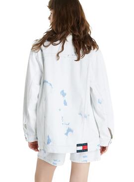 Cazadora Vaquera Tommy Jeans Blanca para Mujer