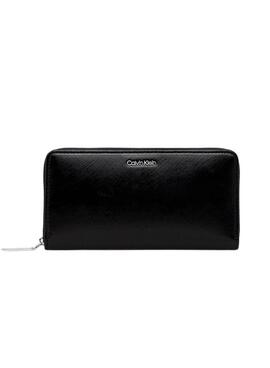 Cartera Calvin Klein Grande Negra para Mujer