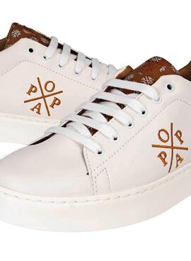 Zapatillas Popa Vicort Logo Blanco para Mujer