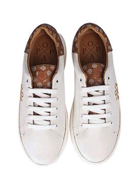Zapatillas Popa Vicort Logo Blanco para Mujer