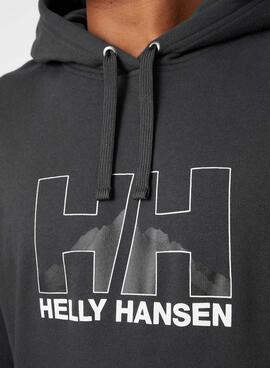 Sudadera Helly Hansen Nord Graphic Negro 