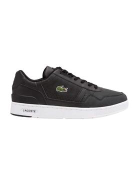 Zapatillas Lacoste T-Clip Negro Para Hombere