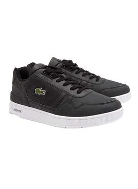 Zapatillas Lacoste T-Clip Negro Para Hombere