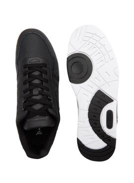 Zapatillas Lacoste T-Clip Negro Para Hombere